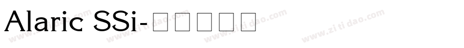 Alaric SSi字体转换